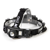 Steelman Pro headlamp spotlight provides focused task lighting for dim workspaces.