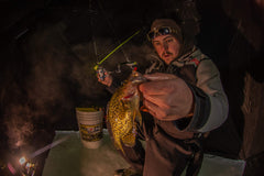 SteelShad Mini 1/4 oz silver underwater action shows throb and vibration.