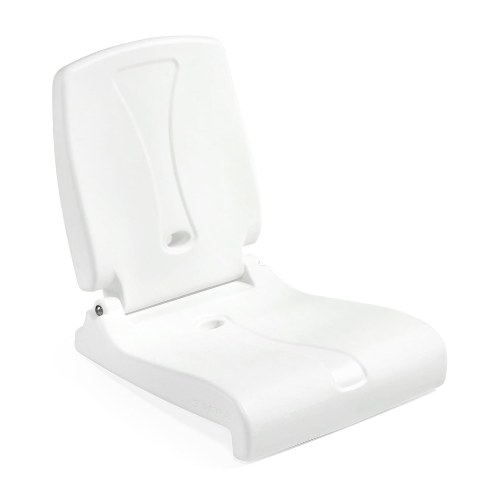 Step2 Flip Seat ready to use with built-in lip for pool edge stability