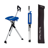 STEP2GOLD Ta-Da Chair Series 2 hiking-stick blue shows versatile outdoor support on trails