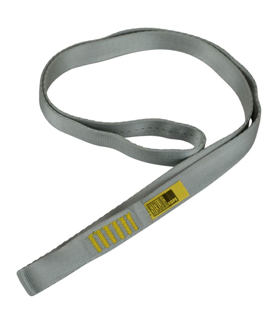 Sterling 11-16 climbing sling in silver for anchor building and gear extensions.