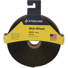 Sterling Mil-Spec Web Wheel olive with 30 ft webbing for climbing anchors
