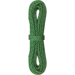 Sterling Rope 3mm green accessory cord coiled, ideal for climbing tasks or camping