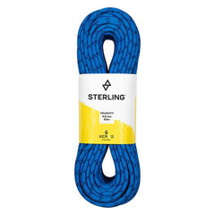 Sterling Velocity 9.8 XEROS rope in blue, versatile for varied climbing styles and training