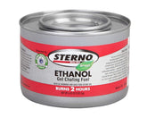 Sterno Ethanol Gel Chafing Fuel Pack6 front view delivering steady heat for events