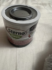 Sterno Gel 2 Pack with fondue pot setup enabling warm dessert service.