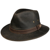 Stetson Sri Lanka Traveller hat front view with rustic texture and sun-ready style.