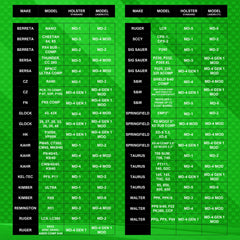 Clip-free, slip-free concealment holster in use.