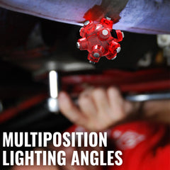 STKR Concepts Magnetic Light Mine hands-free aiming on metal surfaces for convenient use.