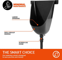 Stock Your Home waterless urinal ideal for camping and outdoor use