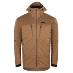 Stone Glacier Headwall Jacket Fieldstone front view, windproof warmth for outdoor pursuits