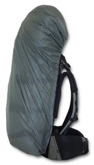 Stone Glacier Rain Cover Foliage Medium shows waterproof material shielding gear.
