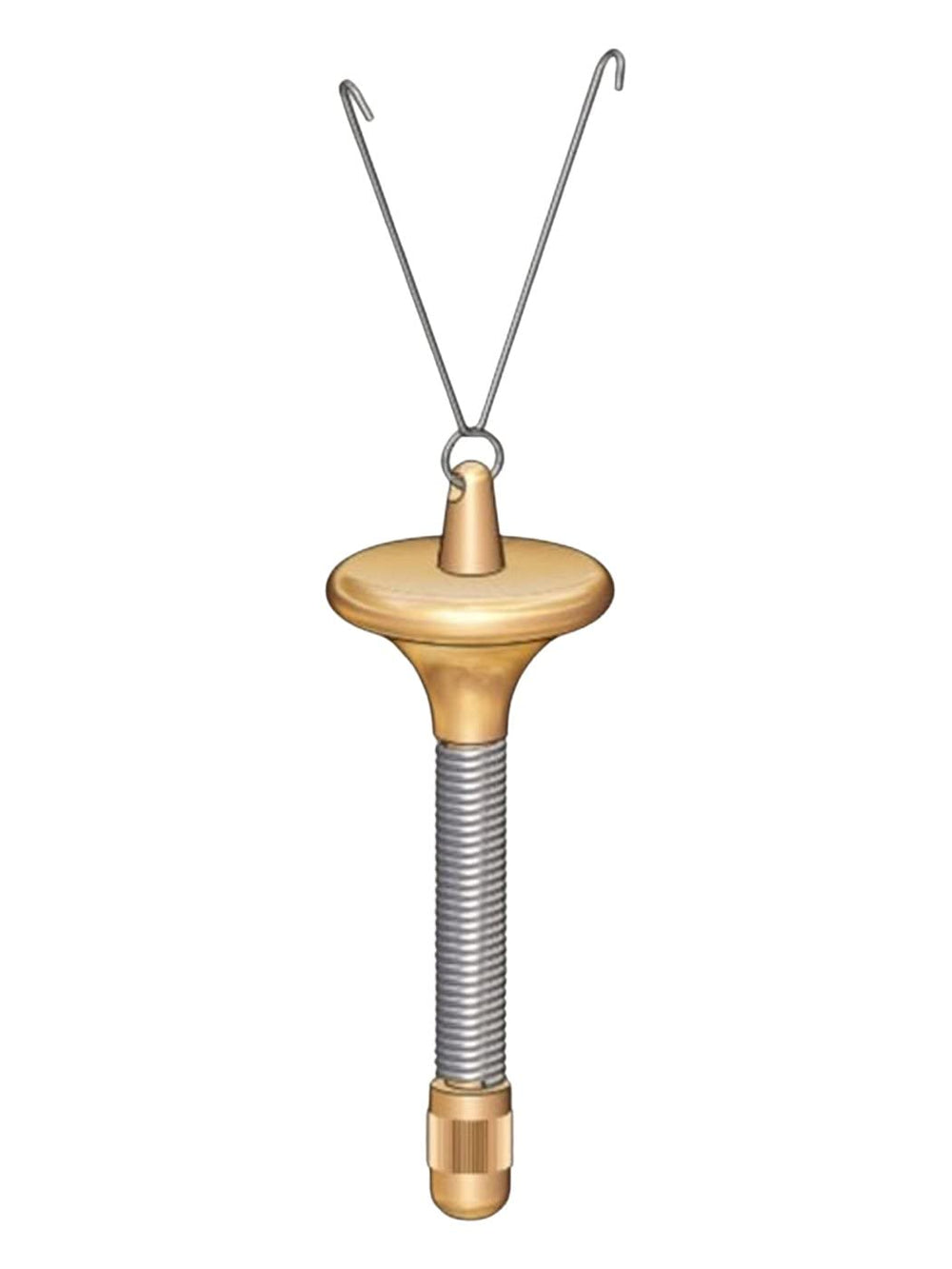 Stonfo Dubbing Twister 469 in gold plastic for fast, tidy dubbing on the go.