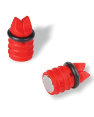 Stonfo Magnetic Material Clip mounted on a vise base for hands-free work
