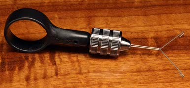 Stonfo Mini Rotodubbing Twister Tool closeup showing ergonomic grip for precise dubbing tasks