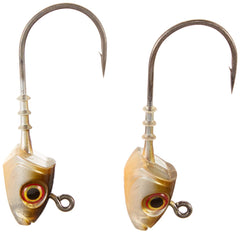 Storm 360GT Searchbait Jig hook focus demonstrates enhanced action with extended leg.