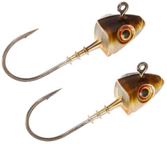 Storm 360GT Searchbait Jig at 60-degree angle shows optimal swimming position.