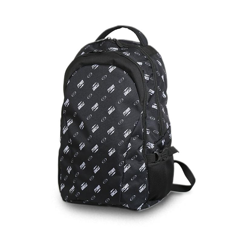 Storm Backpack Dye Sub front view showing convenient shoe and accessory storage
