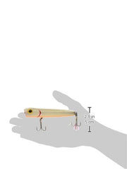 Storm Saltwater Chug Bug 11 Bone water-action shot, ideal for shore and boat casting.