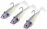 MICHELIN Storm WildEye Swim Shad 06 Pearl close-up shows lifelike body for realistic action