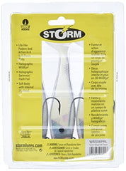 MICHELIN Storm WildEye Swim Shad 06 Pearl holographic foil finish sparkles in water