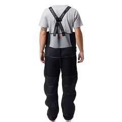 STORMR Strykr bib strap closure for secure, flexible fit.