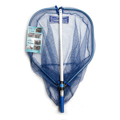 StowMaster SS72NG with telescoping handle extended for greater reach when netting.