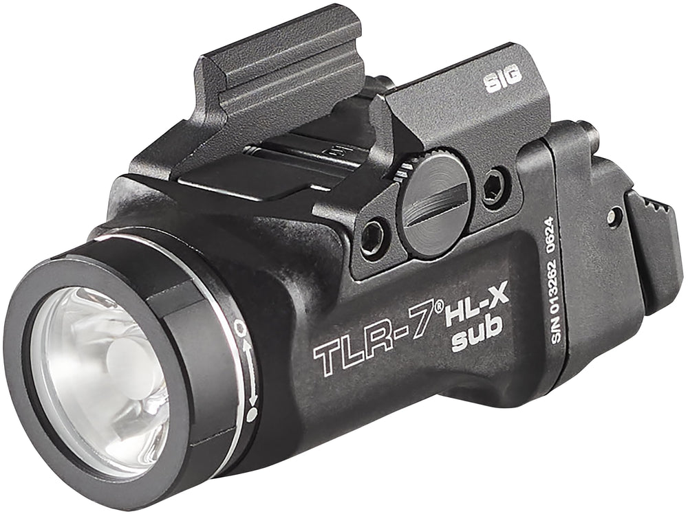 Streamlight 69504 TLR-7 HL-X mounted on Sig Sauer P365 XL closed-rail handgun