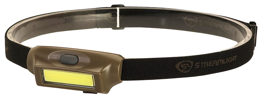 Streamlight Bandit headlamp beam angle adjustable for precise trail lighting.