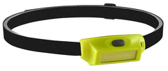 Elastic head strap for secure, hands-free comfort.
