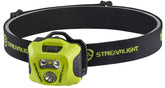 Streamlight Enduro Pro Haz-Lo headlamp with tilted beam for hands-free precision.
