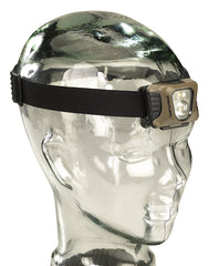 Streamlight Enduro Pro headlamp tilting 45-degree head for precise beam positioning