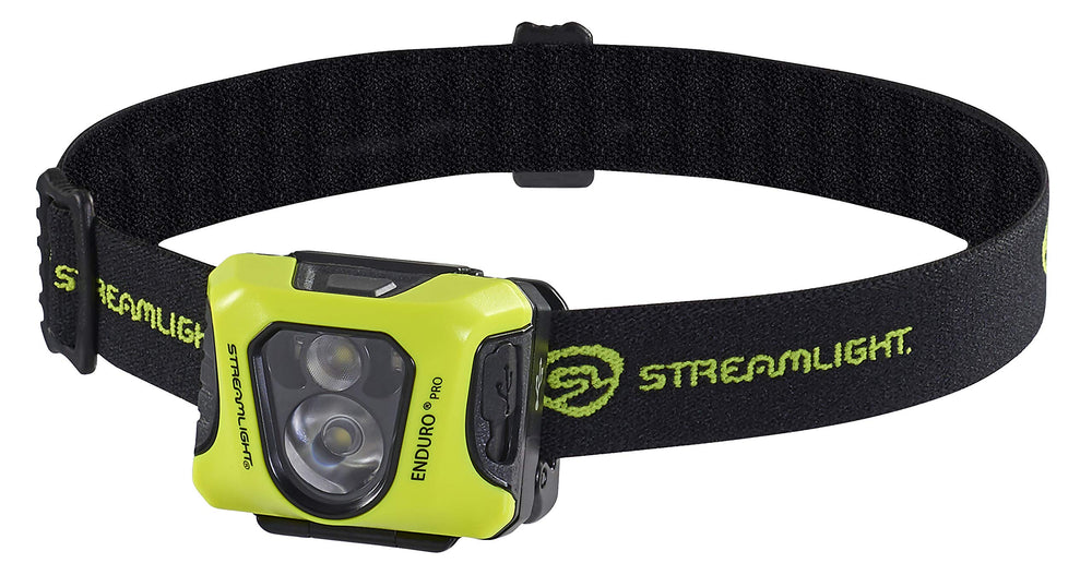 Streamlight Enduro Pro USB headlamp flood beam for wide-area light on close tasks