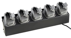 Streamlight Survivor X bank charger powering a 10-unit battery bank.