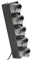 Streamlight Survivor X wall-mount setup for convenient charging access.