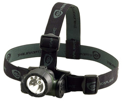 Streamlight Trident headlamp with green LED for broad illumination