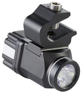 Streamlight Vantage II helmet-mount on a helmet front for hands-free illumination
