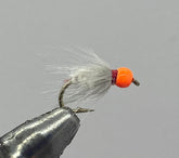 Strike Fly Firebead Ray Charles grey nymph lure for freshwater trout fishing.