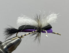 Strike Fly Hippie Stomper Purple Dry Fly ideal for trout fishing