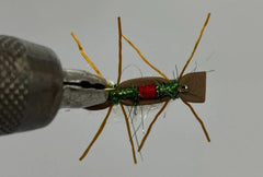 Strike Fly One Dozen Chubby Chernobyl Royal Terrestrial fly tied by experts for field use.