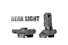 Strike Industries steel mounting tab close-up highlights added strength.