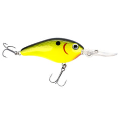 Strike King 6XD Promodel free-floating rattle creates deeper, enticing sound.