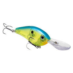 Strike King 6XD curve-bill profile enables deeper, faster dives beneath cover.