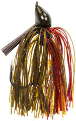 Strike King Denny Brauer Structure Jig with Falcon Lake Craw improves structure fishing hookups.