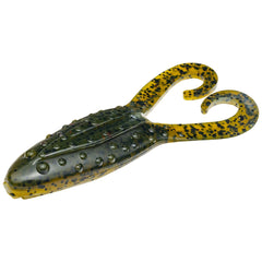 Strike King Gurgle Toad Green Pumpkin Pearl Belly shows soft lifelike action for bass