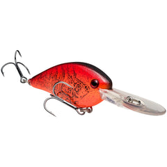 Strike King KVD flatside crankbait with Chili Craw color, delivering precise mid-depth action.
