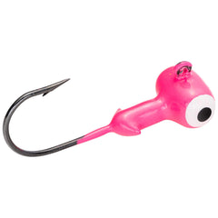 Strike King Mr. Crappie sausage head jighead with a wide front face for precise hooksets