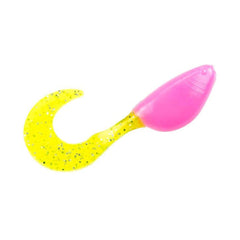 Strike King Mr. Crappie ShadPole Curly Tail Bait Electric Chicken shows lifelike swimming action for crappie