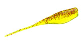 Strike King Mr.Crappie Lightning Sh2 Charted Red Glitter lure in action for crappie fishing.