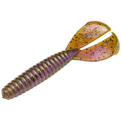 Strike King Rage Menace Grub tail-action shot highlighting twin tails for slow retrieves.